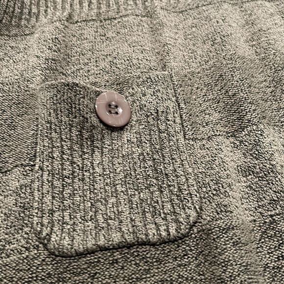 Spicysugar, extra large, short sleeve turtleneck with buttons sweater dress - Picture 6 of 7